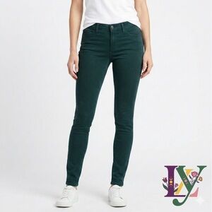 Flying Monkey Dark Teal High Rise Jeggings Size 9 / 29 Jewel Tone Stretch Green